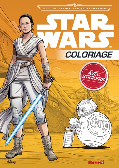 Disney star wars voyage vers sw : l'ascension de skywalker - coloriage avec stickers - Image principale