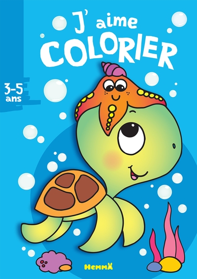 J'aime colorier (3-5 ans) (tortue) - Image principale