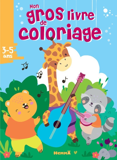Mon gros livre de coloriage (animaux musique) - Image principale