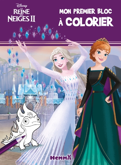 Disney la reine des neiges 2 - mon premier bloc à colorier (elsa et anna) - Image principale