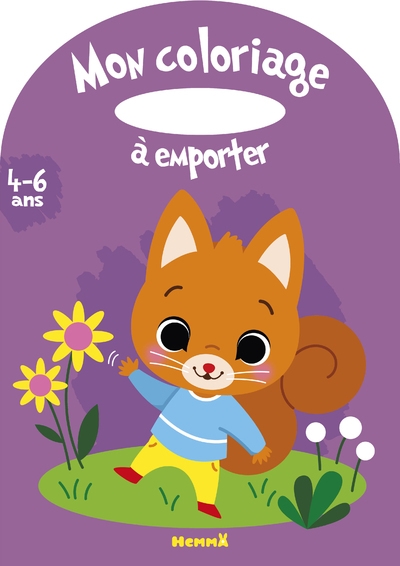 Mon coloriage à emporter (4-6 ans) (ecureuil) - Image principale