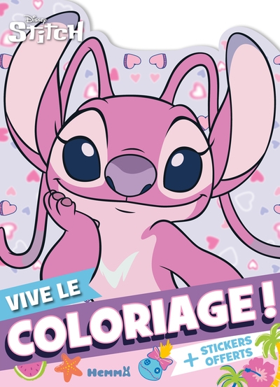 Disney stitch - vive le coloriage ! (angel) - + stickers offerts - Image principale