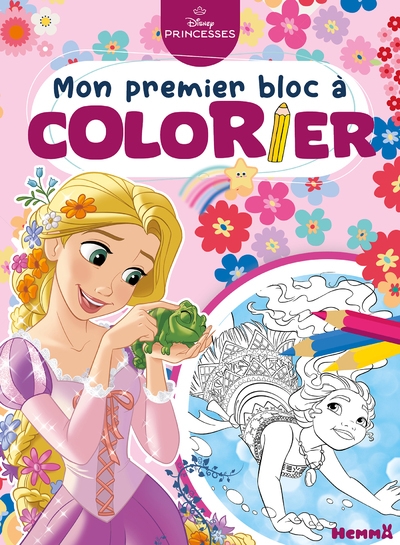 Disney princesses - mon premier bloc à colorier (raiponce et vaiana) - Image principale