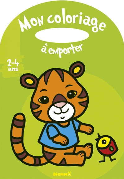 Mon coloriage à emporter (2-4 ans) (tigre) - Image principale