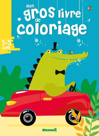 Mon gros livre de coloriage (croco voiture) - Image principale