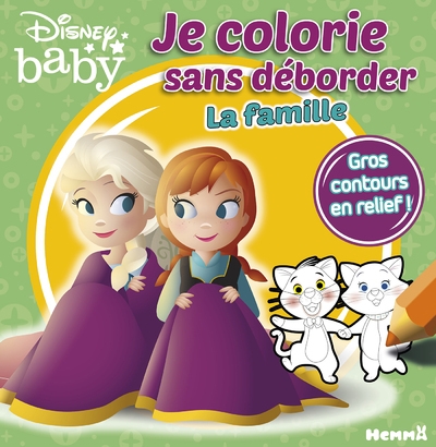 Disney baby je colorie sans déborder - la famille (anna et elsa) - Image principale