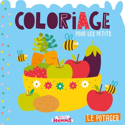 Mon p'tit hemma coloriage pour les petits - le potager - Image principale