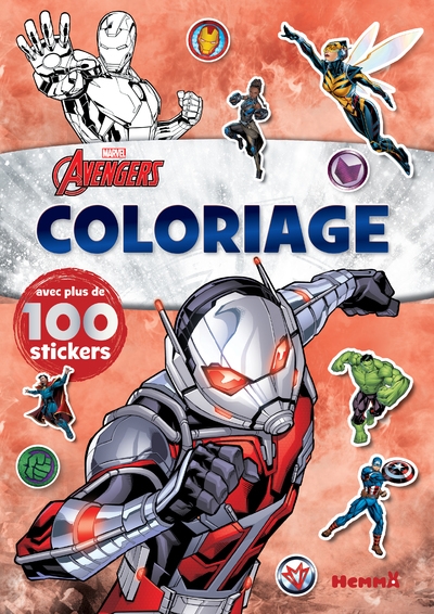 Marvel avengers - coloriage avec plus de 100 stickers (ant-man) - Image principale