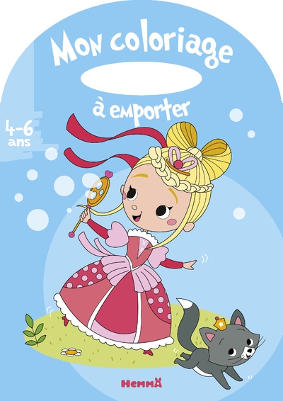 Mon coloriage à emporter (4-6 ans) (princesse-bulles de savon) - Image principale