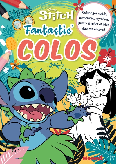 Disney stitch - fantastic' colos - coloriages codés, numérotés, mystères, points à relier et bien d'autres encore ! - Image principale