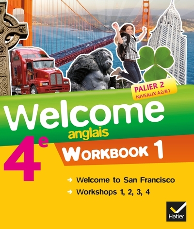 Welcome anglais 4e éd. 2013 - workbook (2 volumes) - Image principale