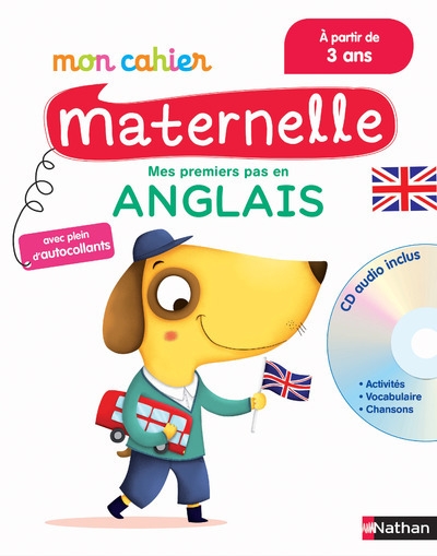 Mon cahier maternelle anglais - à partir de 3 ans - Image principale
