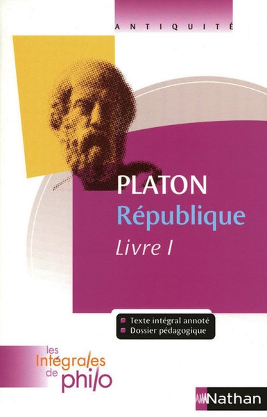 Les intégrales de philo - platon, république (livre i) - Image principale