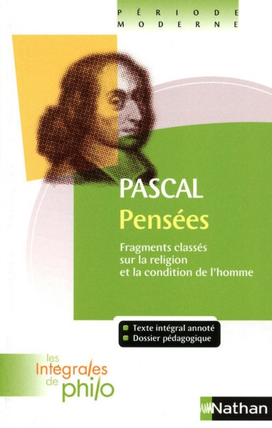 Les intégrales de philo - pascal, pensées - Image principale