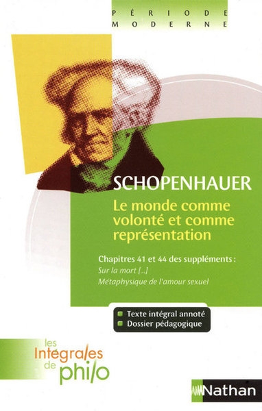 Les intégrales de philo - schopenhauer, le monde comme volonté et comme représentation - Image principale