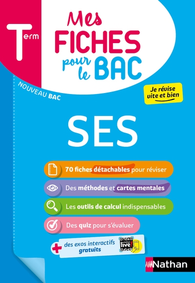 Mes fiches pour le bac sciences economiques et sociales term - Image principale