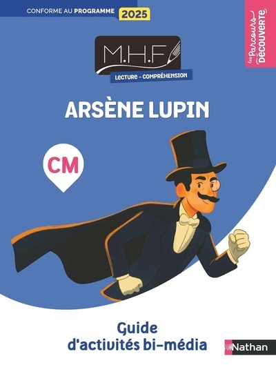 Mhf - lecture compréhension cm - arsène lupin - guide d'activité bi-média - Image principale