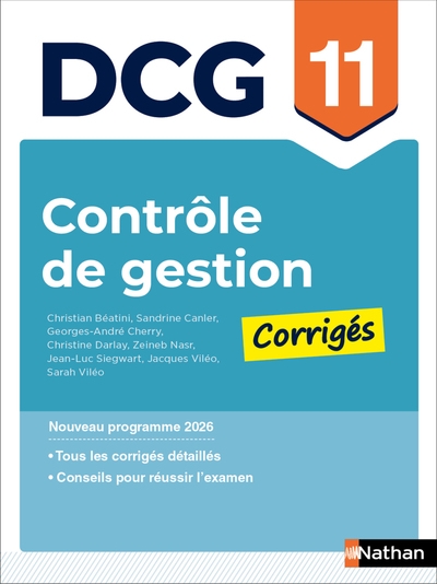 Contrôle de gestion - dcg - épreuve 11 - corrigés applications - Image principale