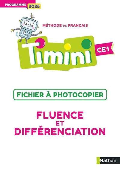 Timini - ce1 - fichier à photocopier - fluence et différenciation - Image principale