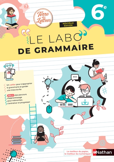 Terre des lettres - le labo de grammaire 6e - cahier - 2025 - Image principale