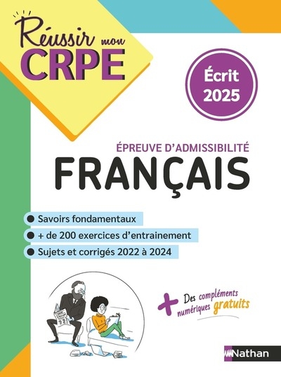 Crpe écrit français - admissibilité - nouveau concours 2025 - Image principale