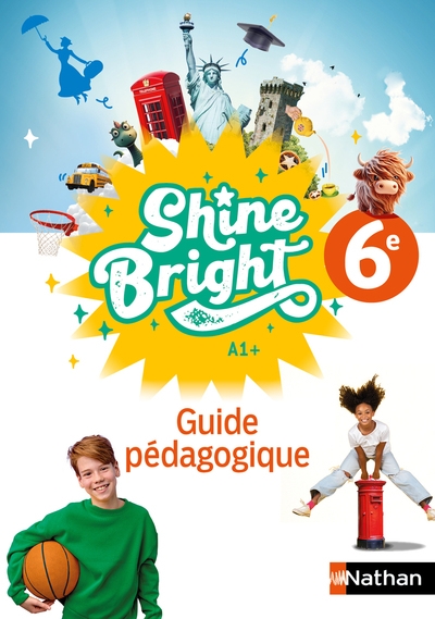 Shine bright anglais 6e - guide pédagogique - 2025 - Image principale