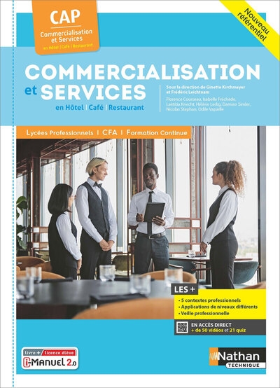 Commercialisation et services cap cs hcr - 2024 - pochette - élève - + imanuel - Image principale