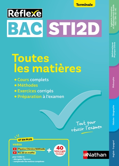 Toutes les matières bac sti2d terminale - réflexe - n° 22 - Image principale