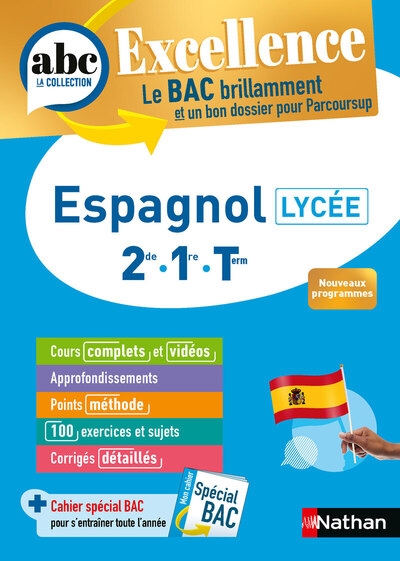 Abc bac excellence espagnol 2de, 1re, term. - Image principale