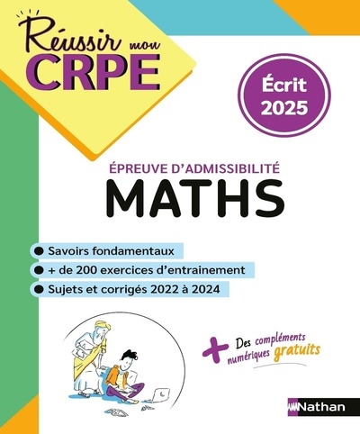 Crpe écrit maths -admissibilité - nouveau concours 2025 - Image principale