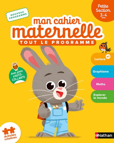 Mon cahier maternelle petite section 3-4 ans - Image principale