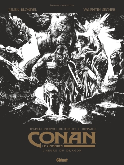 Conan le cimmérien - l'heure du dragon n&b - Image principale