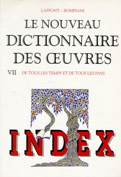 Nouveau dictionnaire des oeuvres - tome 7 - index - Image principale