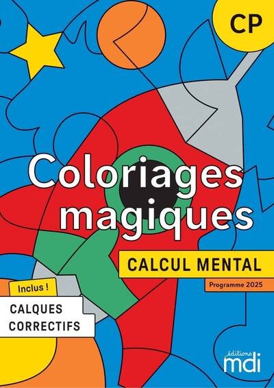 Coloriages magiques - calcul mental cp - fichier à photocopier - Image principale