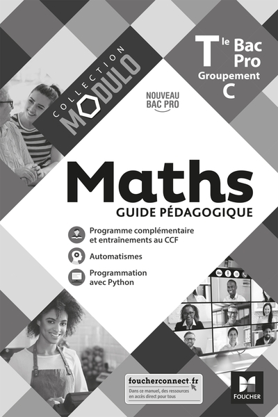 Modulo - maths - tle bac pro groupements c - éd. 2021 - guide pédagogique - Image principale