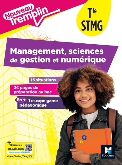 Nouveau tremplin - management, sciences de gestion et numérique - tle stmg - éd. 2026 - livre élève - Image principale