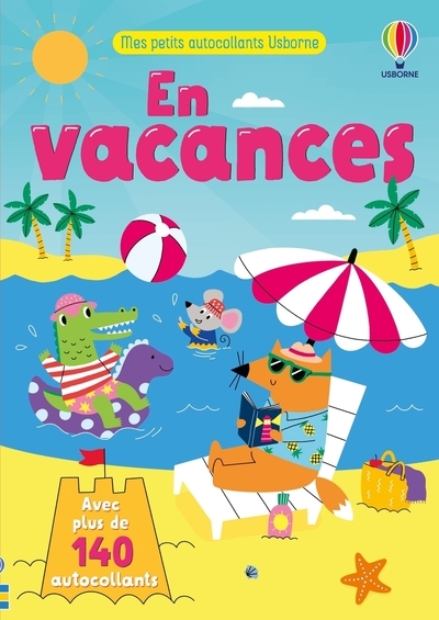 En vacances - mes petits autocollants usborne - dès 3 ans - Image principale