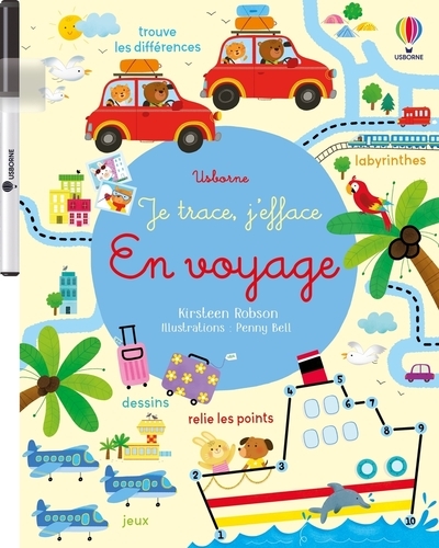 En voyage - je trace, j'efface - dès 3 ans - Image principale