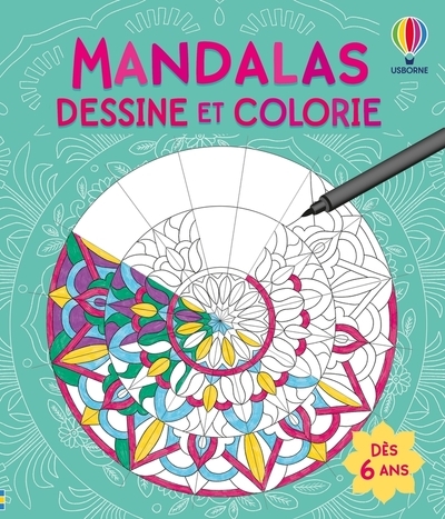 Mandalas - dessine et colorie - dès 6 ans - Image principale