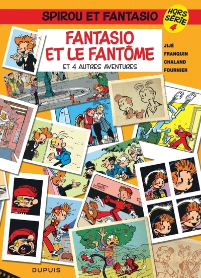 Spirou et fantasio - hors-série - tome 4 - fantasio et le fantôme (et 4 autres aventures) - Image principale