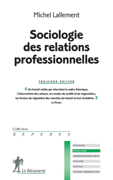 Sociologie des relations professionnelles - Image principale