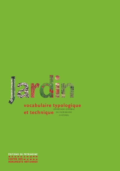 Jardin - vocabulaire typologique et technique - nouvelle édition - Image principale