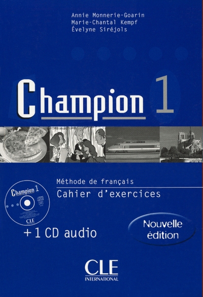 Champion 1 exercices + cd nouvelle edition - Image principale