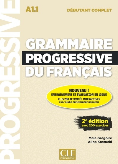 Grammaire progressive déb. complet + appli 2e édition - Image principale