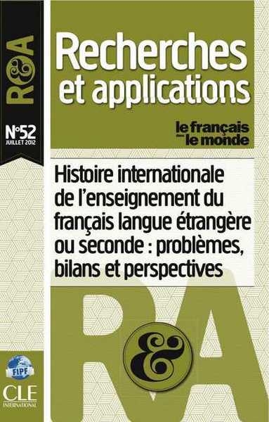 Histoire internationale de l'enseignement du francais langue etrangere ou seconde:problemes... n52 - Image principale