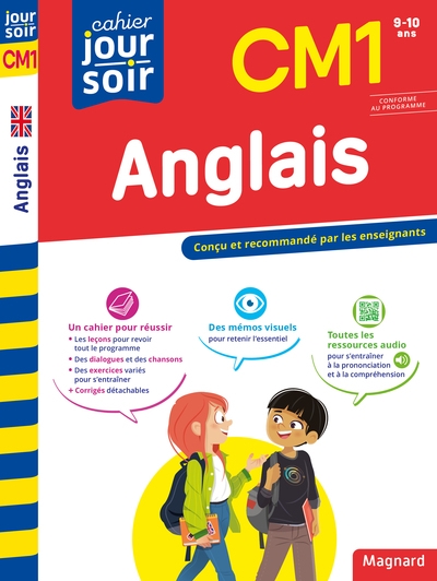 Anglais cm1 - cahier jour soir - Image principale