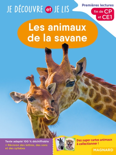 Je découvre et je lis cp et ce1 - les animaux de la savane - Image principale