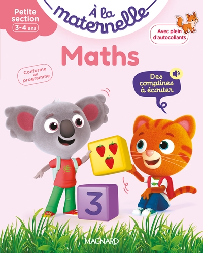 Maths petite section 3-4 ans - a la maternelle - Image principale