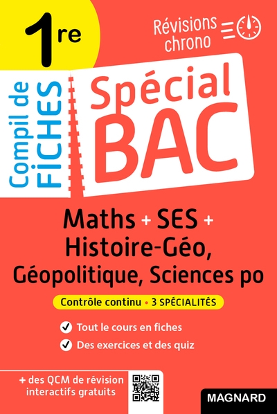 Spécial bac compil de fiches ses-maths-histoire-géo-géopolitique-sciences po 1re bac 2026 - Image principale