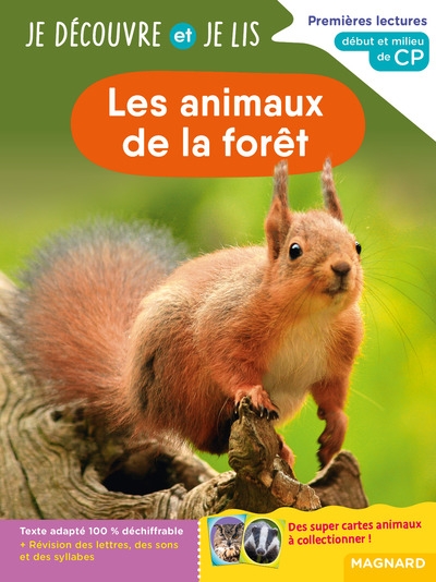 Je découvre et je lis cp - les animaux de la forêt - Image principale